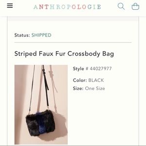 Faux Fur Crossbody Bag